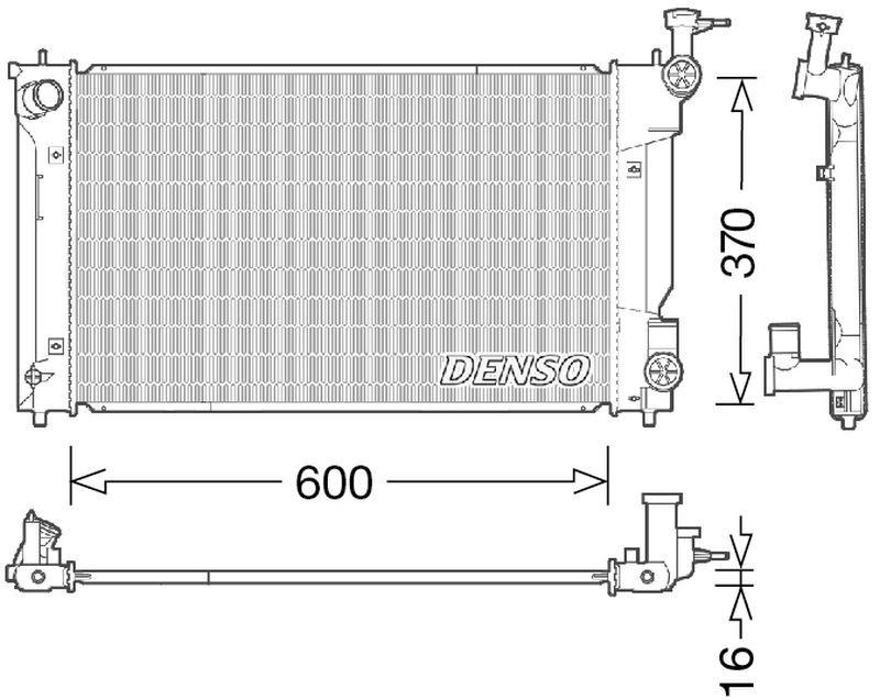 Denso Radiator DRM50094