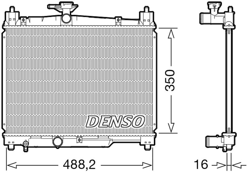 Denso Radiator DRM50101
