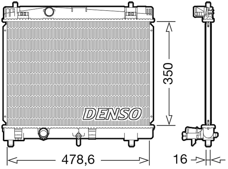 Denso Radiator DRM50103