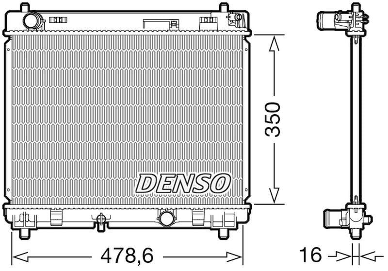 Denso Radiator DRM50104
