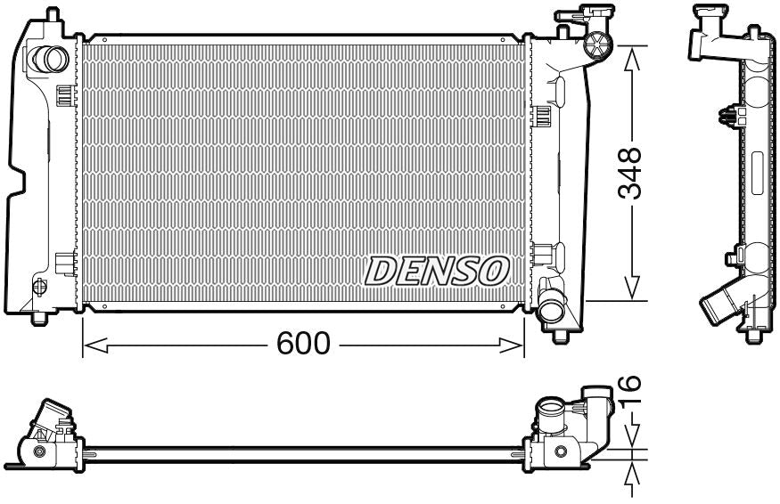 Denso Radiator DRM50110