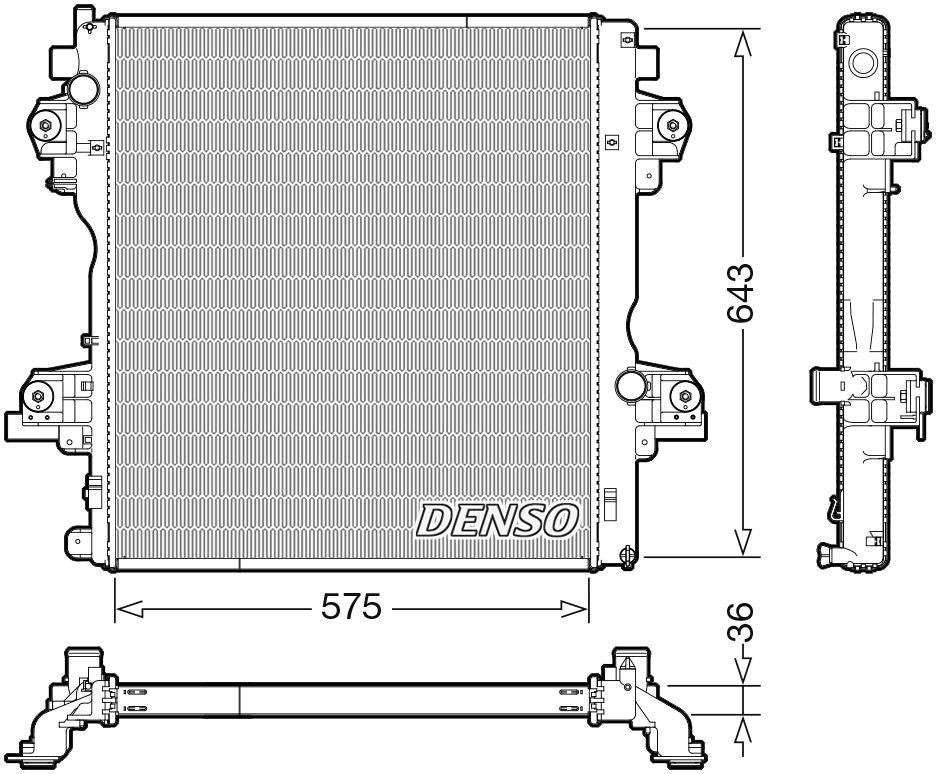 Denso Radiator DRM50140