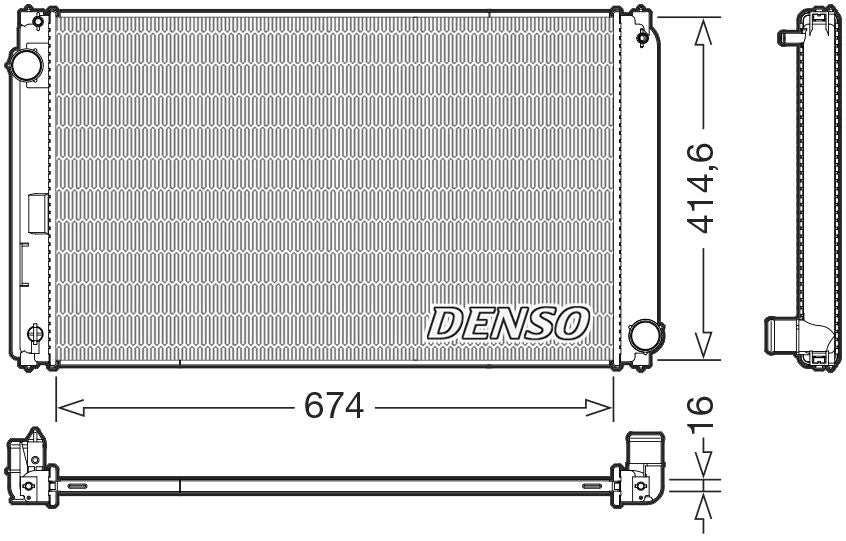Denso Radiator DRM50149