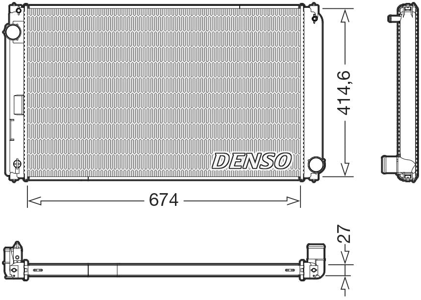Denso Radiator DRM50151