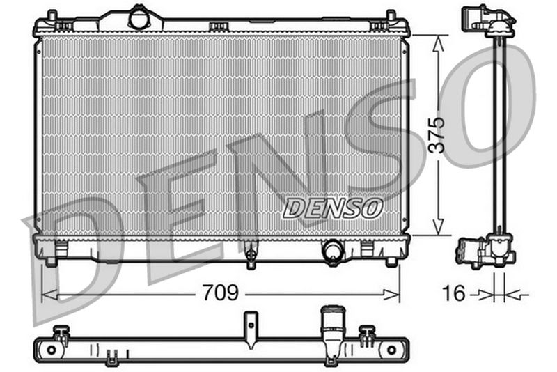 Denso Radiator DRM51001