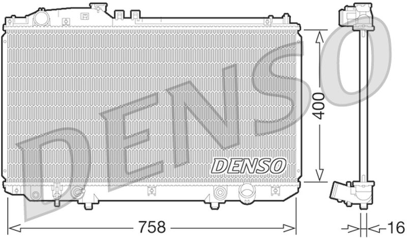 Denso Radiator DRM51009