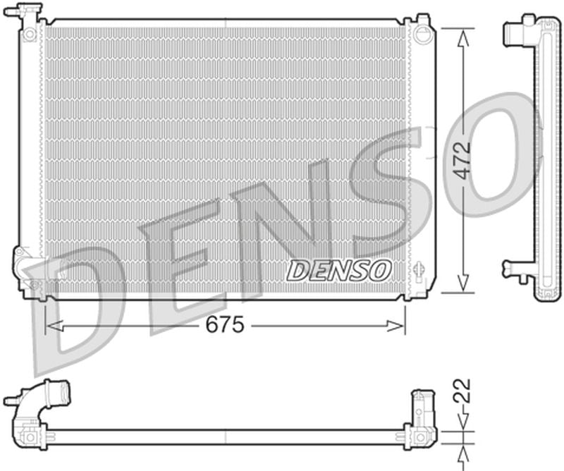 Denso Radiator DRM51010