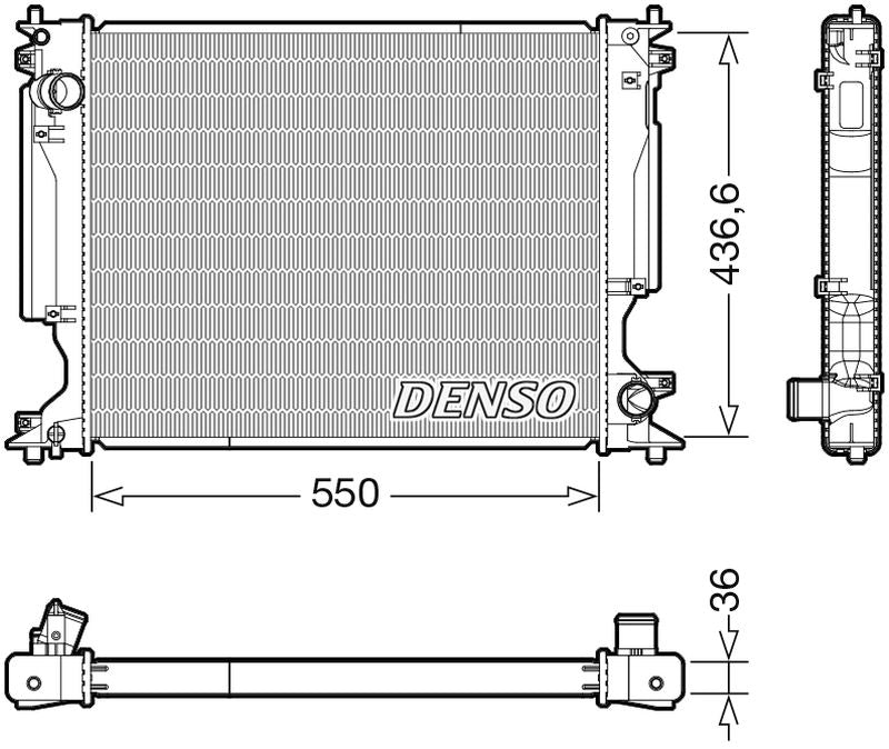 Denso Radiator DRM51014