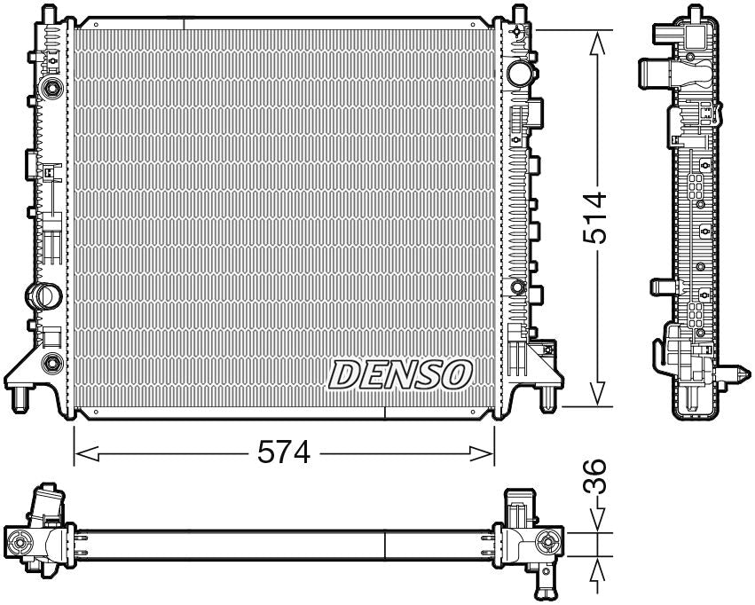 Denso Radiator DRM99013