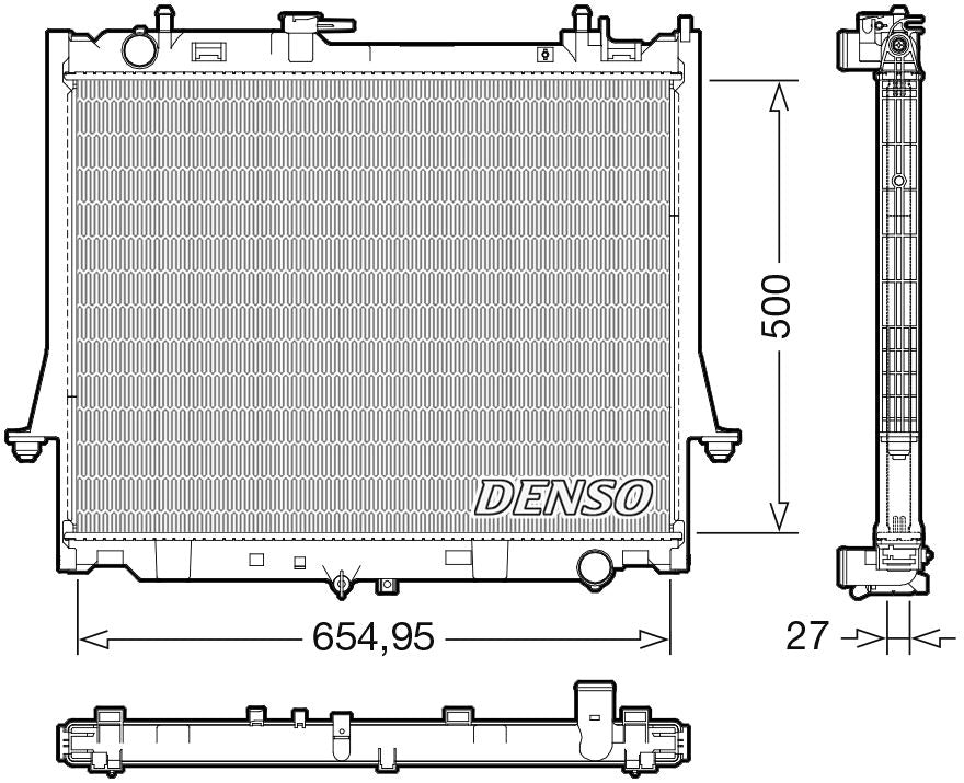 Denso Radiator DRM99014