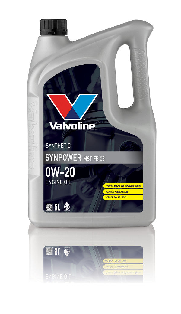 Valvoline SynPower MST FE C5 0W20 5 Litre (906333)