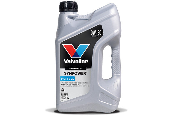 Valvoline SynPower MST FE C2 0W30 - 5 Litre (908840)