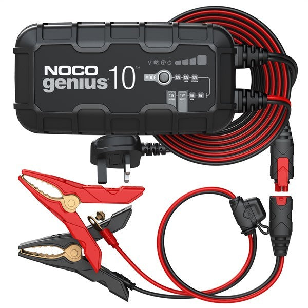 Noco Smart Battery Charger - 6V & 12V - 10A - GENIUS10UK