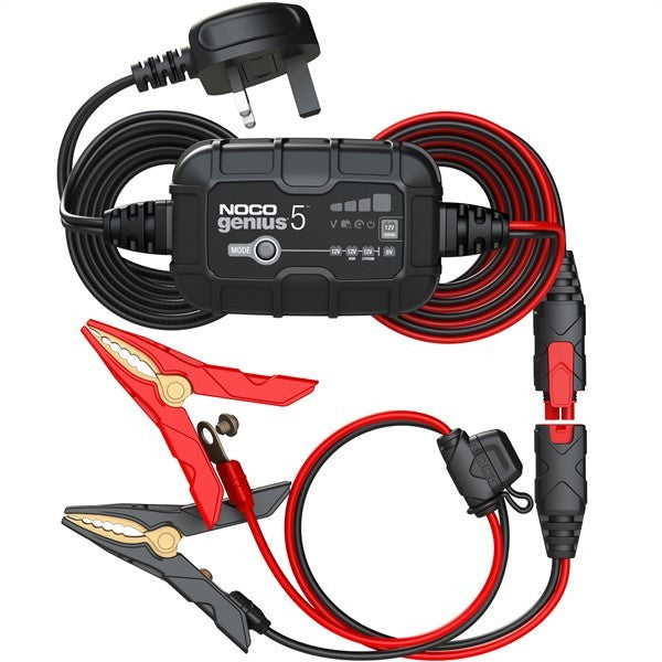 Noco Smart Battery Charger - 6V/12V - 5A - GENIUS5UK