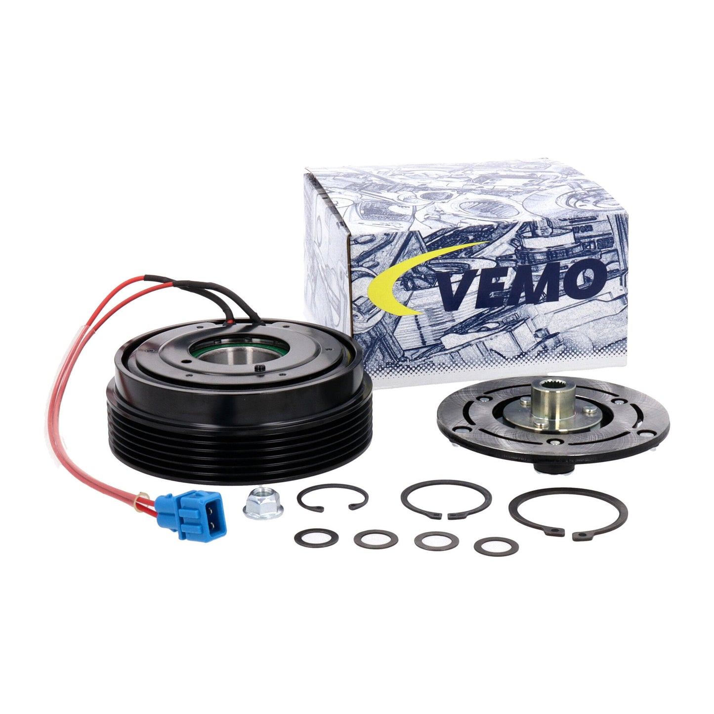 VEMO Magnetic Clutch, air conditioning compre V15-77-1011