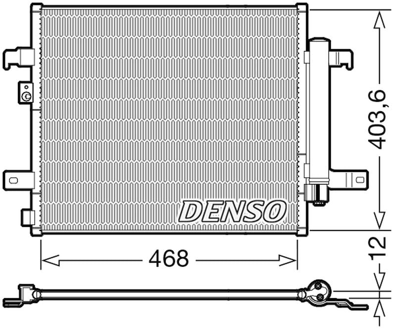 Denso Aircon Condenser DCN09124