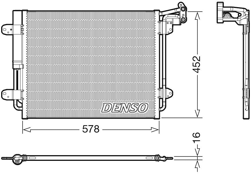 Denso Aircon Condenser DCN32067