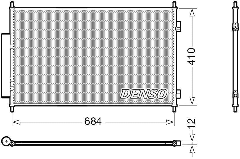 Denso Aircon Condenser DCN40027