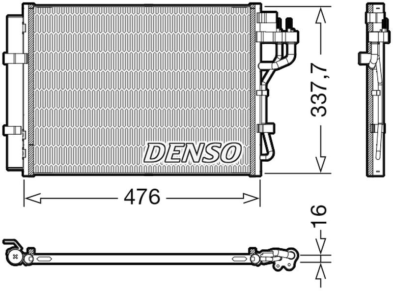 Denso Aircon Condenser DCN41023