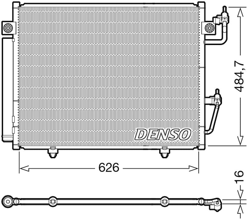 Denso Aircon Condenser DCN45009