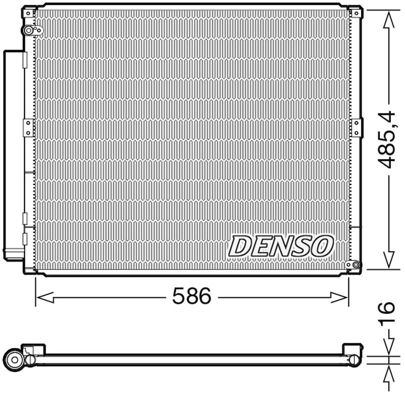 Denso Aircon Condenser DCN50113