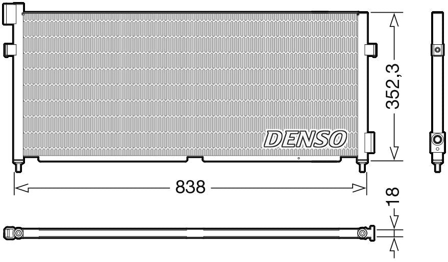 Denso Aircon Condenser DCN99052