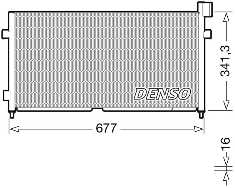 Denso Aircon Condenser DCN99056