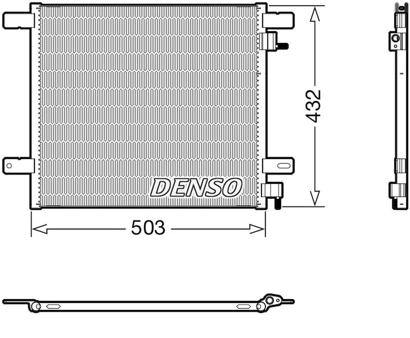 Denso Aircon Condenser DCN99076