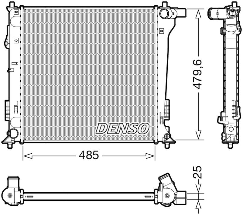 Denso Radiator DRM41020