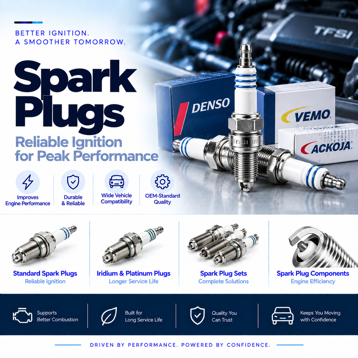 Spark Plugs for Reliable Ignition and Engine Performance