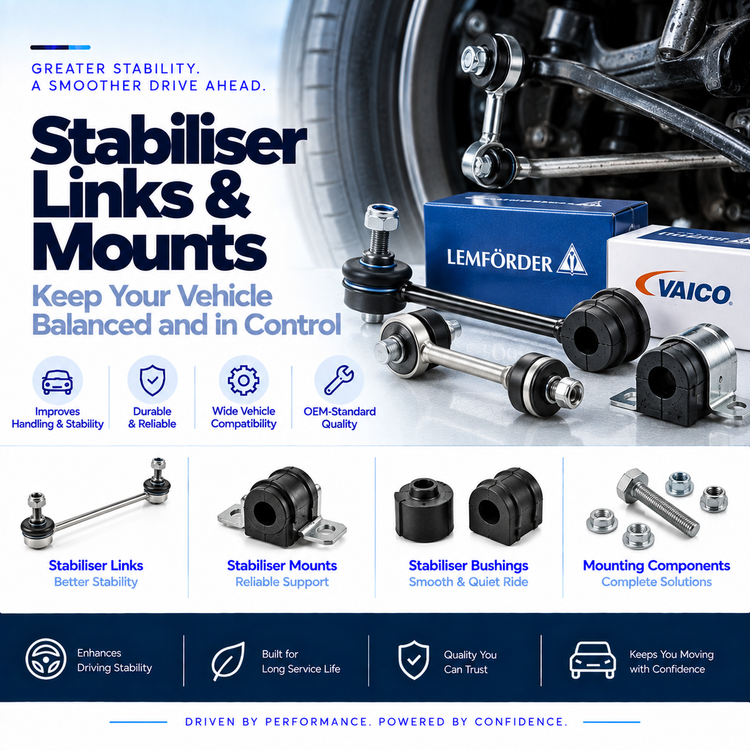 Stabiliser Links & Mounts for Better Suspension Control