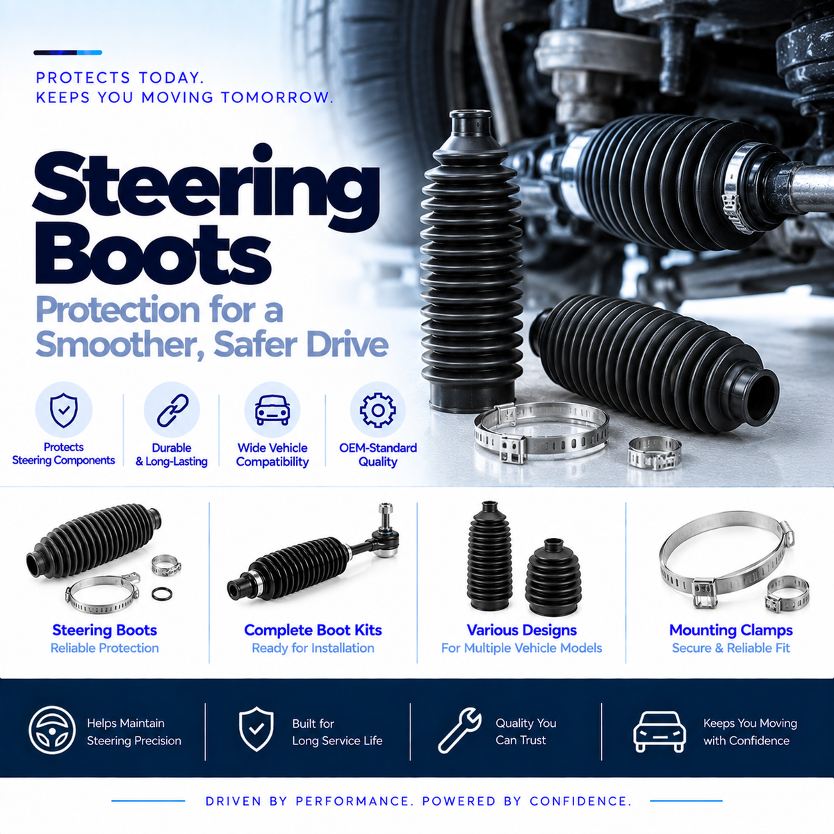Steering Boots & Rack Bellows for Reliable Steering Protection
