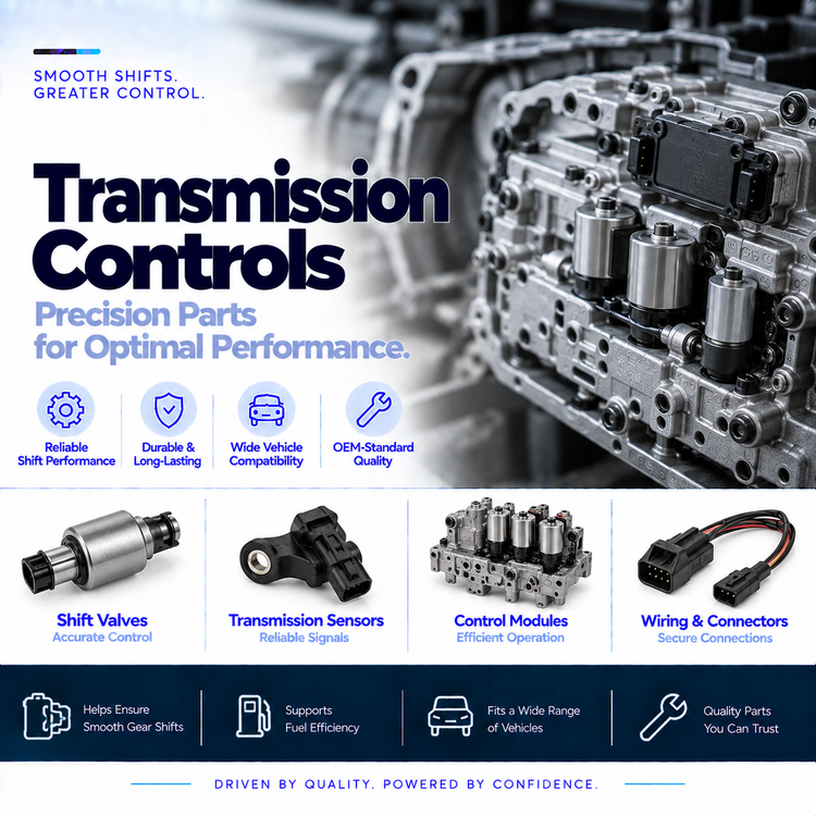 Automatic transmission shift valves, solenoids and RPM sensors for vehicle gearbox control