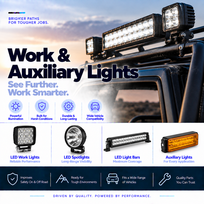 Work & Auxiliary Lights