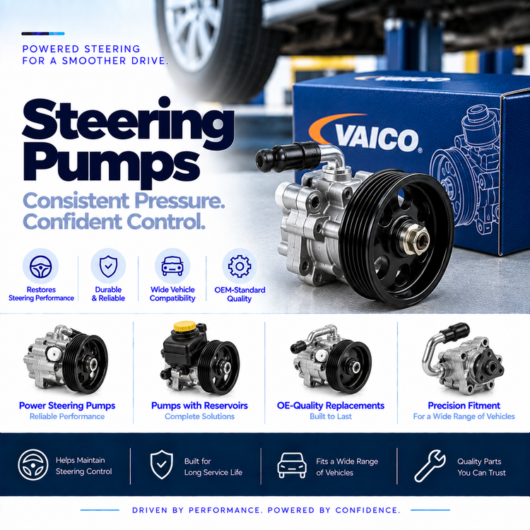 Automotive power steering pumps and hydraulic steering pumps for cars