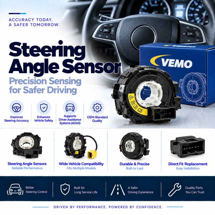 Automotive steering angle sensors for steering position and vehicle control systems