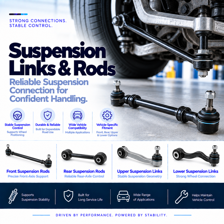LEMFÖRDER suspension links and wheel suspension rods for vehicle suspension systems