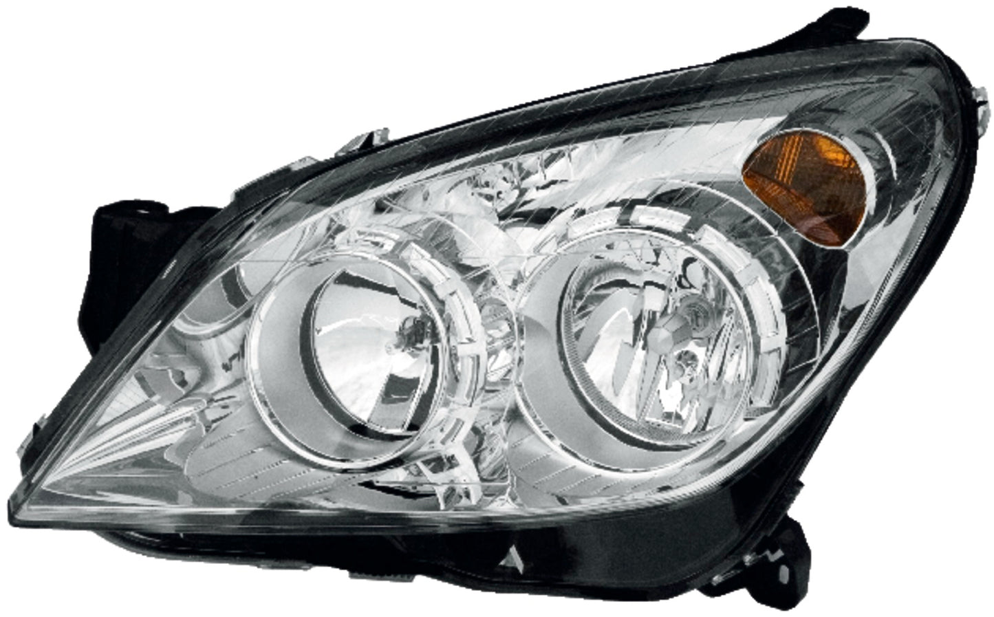 HELLA Halogen-Headlight - left - for e.g. Opel Astra H (A04) 1EG270370-611