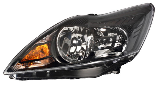 HELLA Halogen-Headlight - left - for e.g. Ford Focus II (DA_, HCP, DP) 1EE354257-031