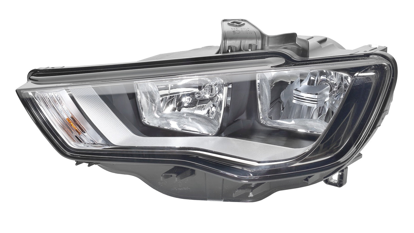 HELLA Halogen/FF-Headlight - right - for e.g. Audi A3 (8V1, 8VK) 1EJ010740-081