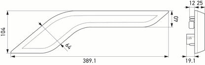HELLA Trim Cover, tail light - Shapeline Style 2XX013349-021