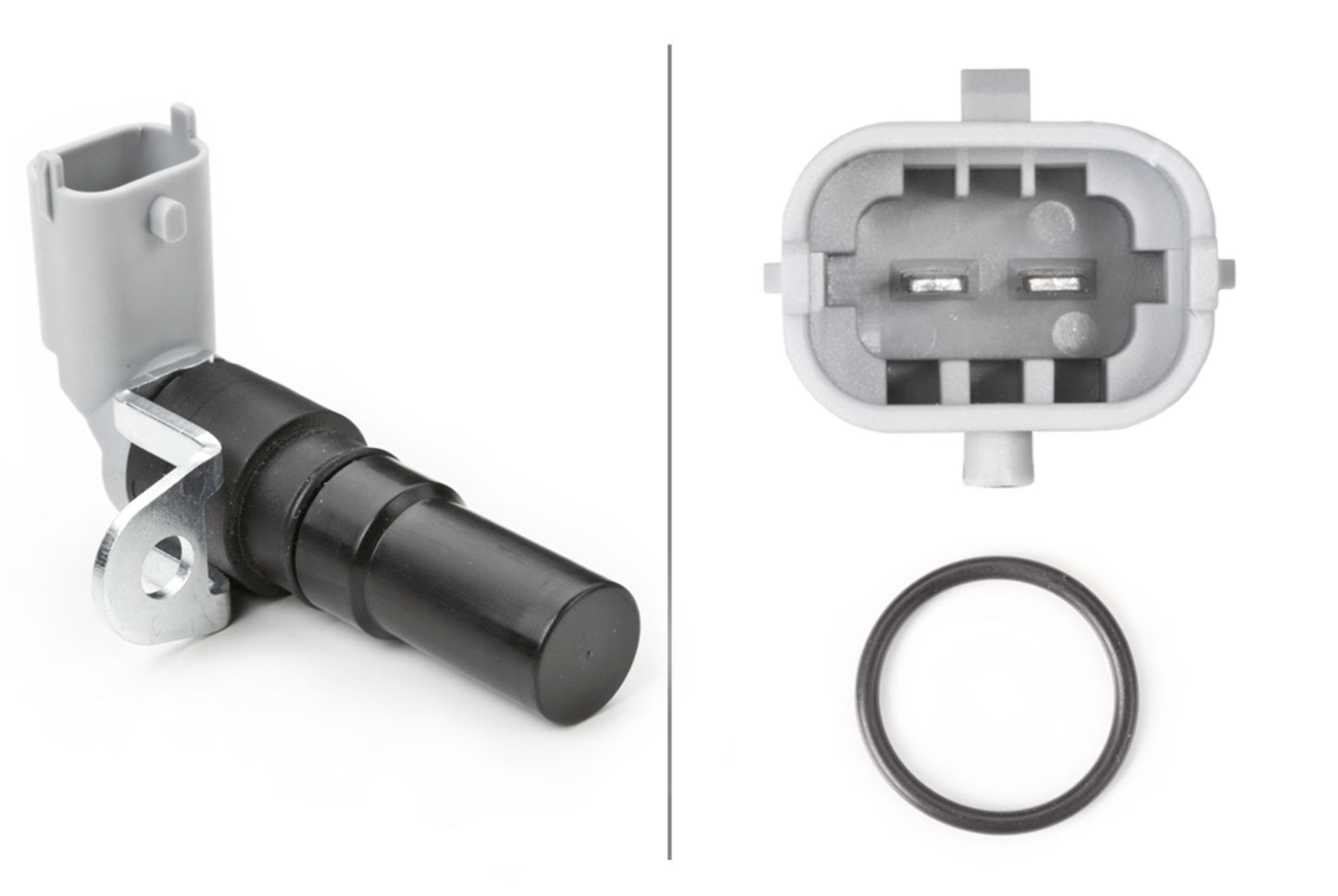 HELLA Sensor, crankshaft pulse - 12V - 2-pin connector 6PU009163-911