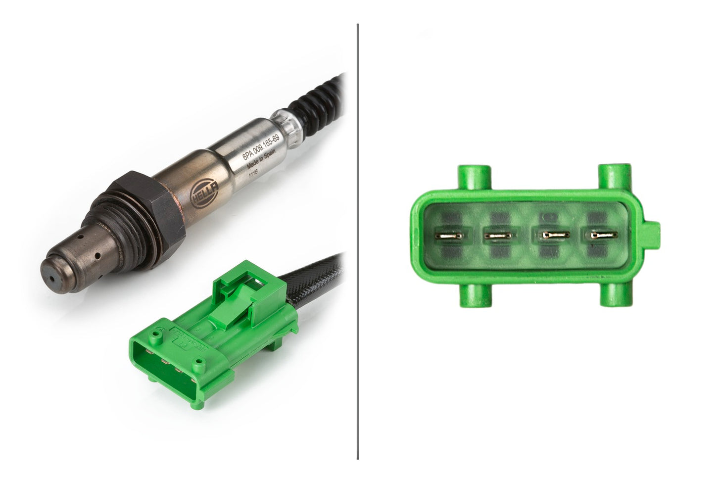 HELLA Oxygen sensor - 4-pin connector 6PA009165-691