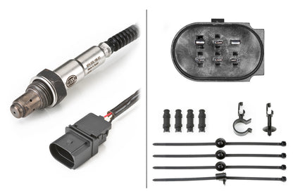 HELLA Oxygen sensor - 6-pin connector 6PA009166-831