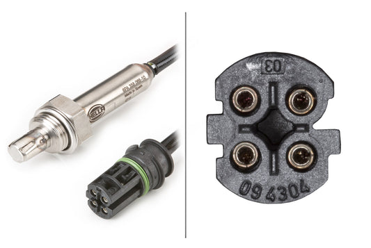 HELLA Oxygen sensor - 4-pin connector 6PA358066-101