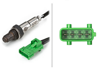 HELLA Oxygen sensor - 4-pin connector 6PA358066-261