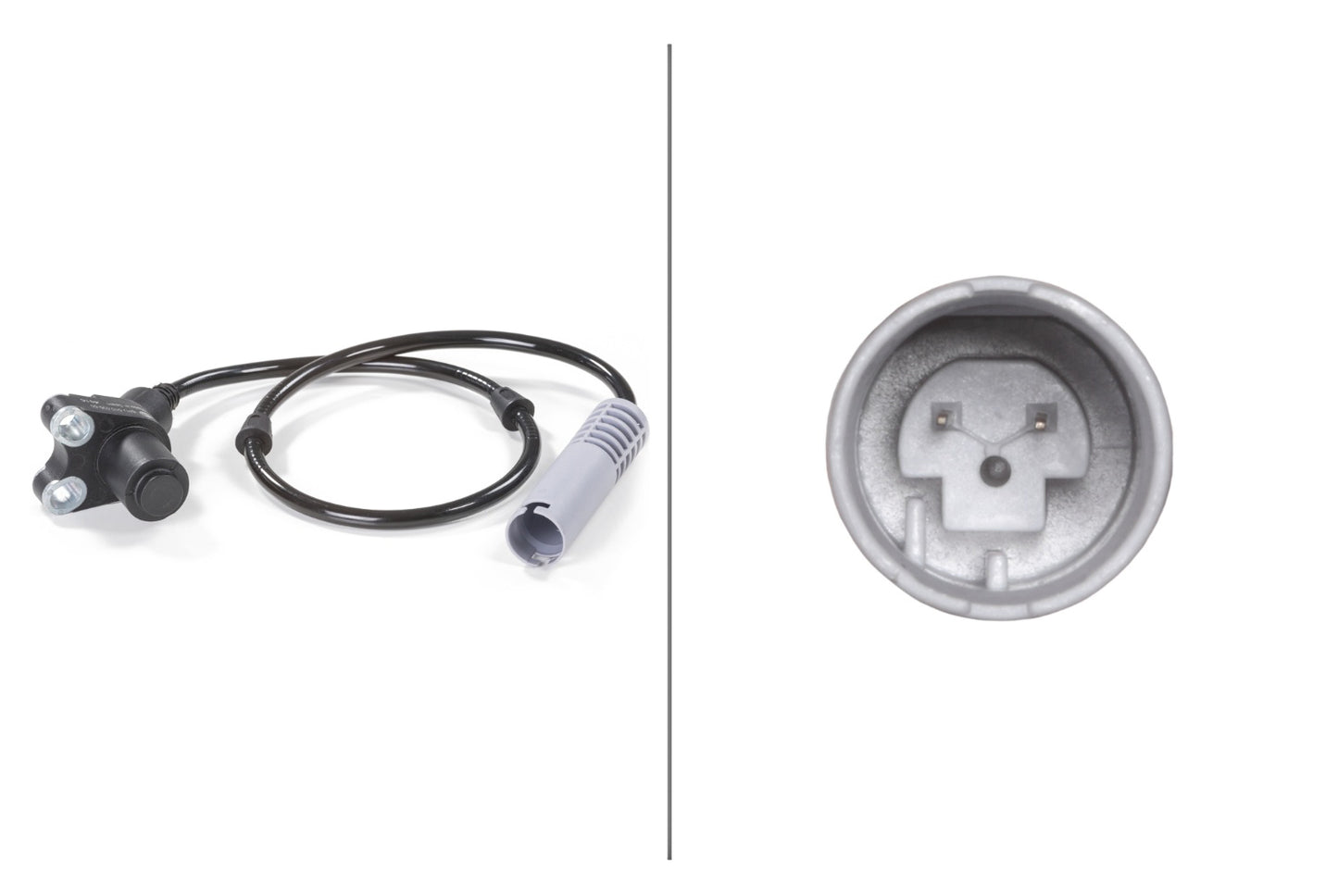 HELLA Sensor, wheel speed - 12V - 2-pin connector - Rear Axle 6PU010039-501