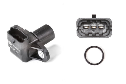 HELLA Sensor, camshaft position - 12V - 3-pin connector 6PU009121-071