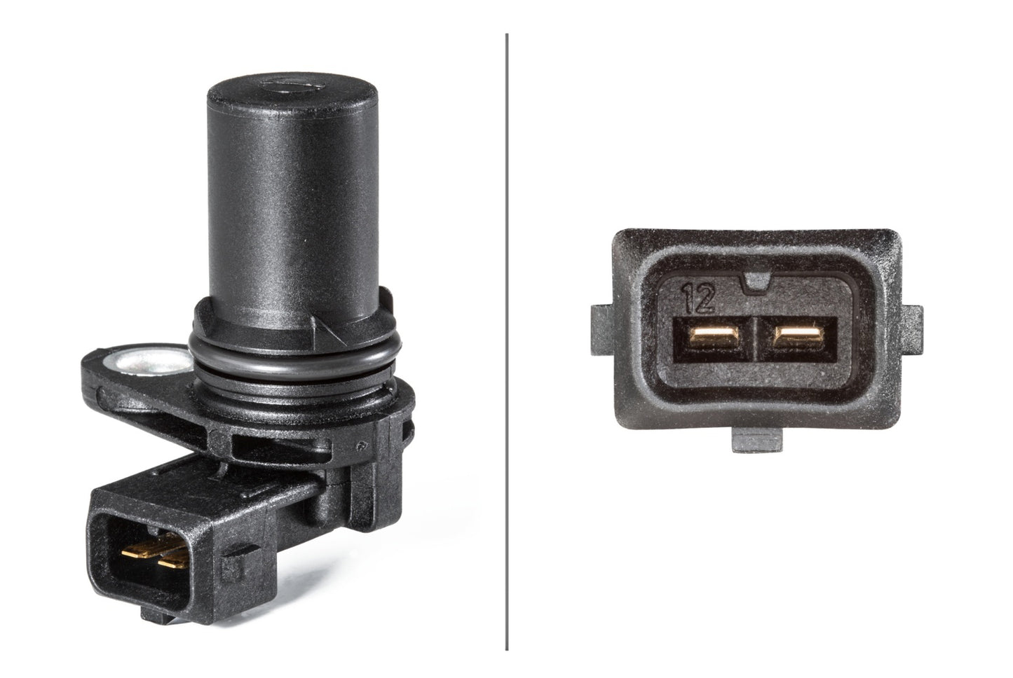 HELLA Sensor, camshaft position - 12V - 2-pin connector 6PU009121-471