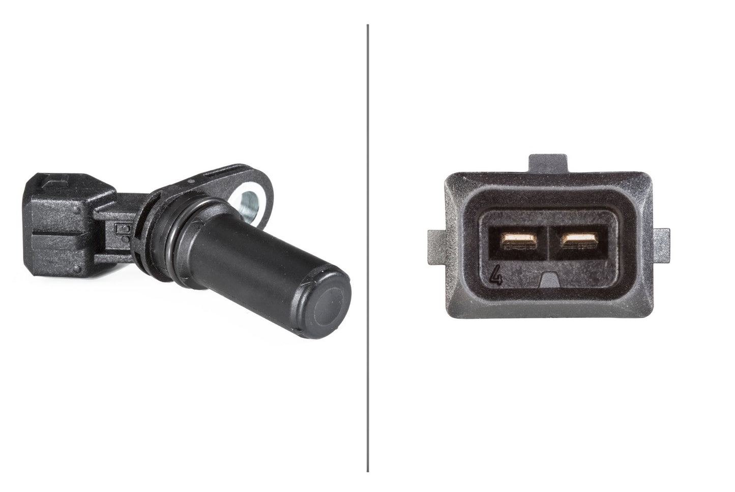 HELLA Sensor, crankshaft pulse - 12V - 2-pin connector 6PU009146-281